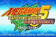 Megaman Battle Network 5 Team Colonel